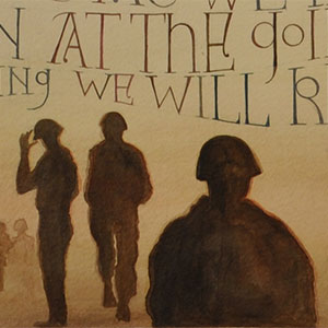 We Shall Remember Them: Religious and Remembrance calligraphy by Tess Cooling